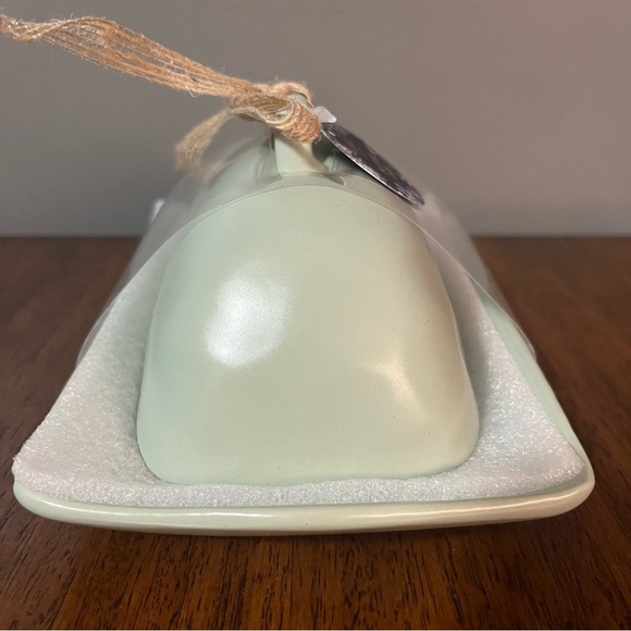 Isola Cucina Sage Green Butter Dish - Picture 3 of 11
